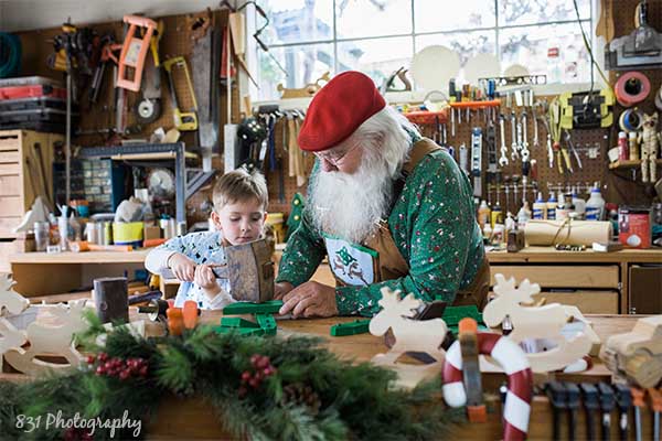 Santa auditions an elf applicant!