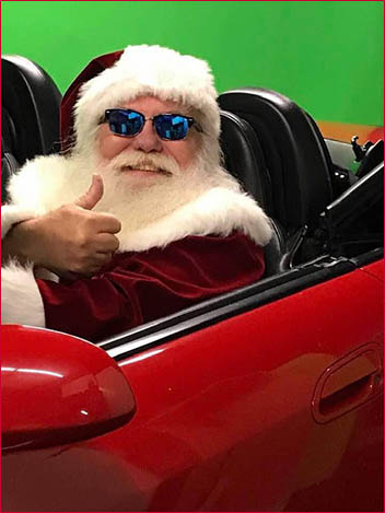 Santa Claus of Tulsa out for a drive!