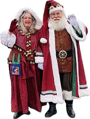 Santa and Jossie Claus.